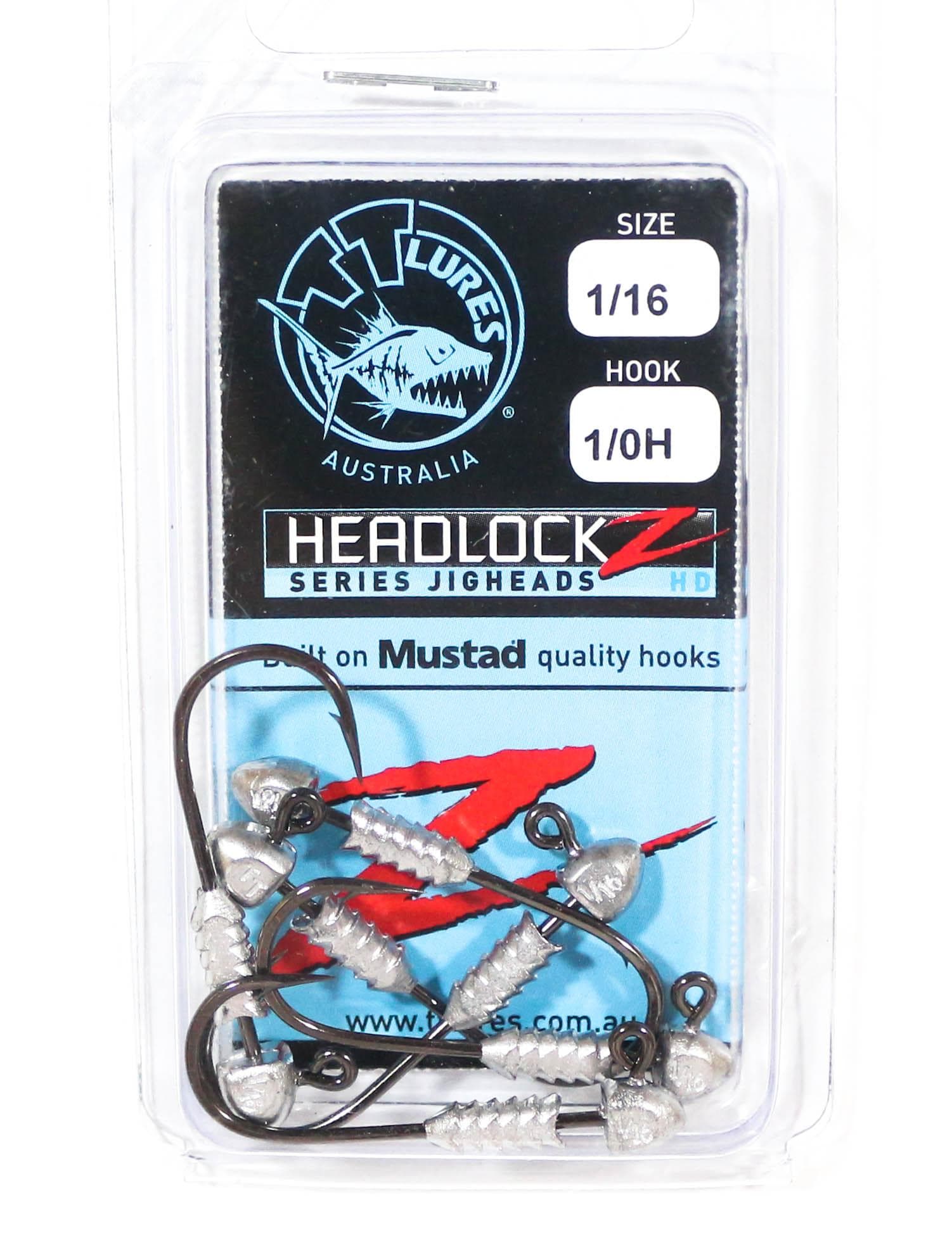 Tackle Tactics TT Headlockz HD Jig Head 1/16 oz 1/0 6/pack (3542)