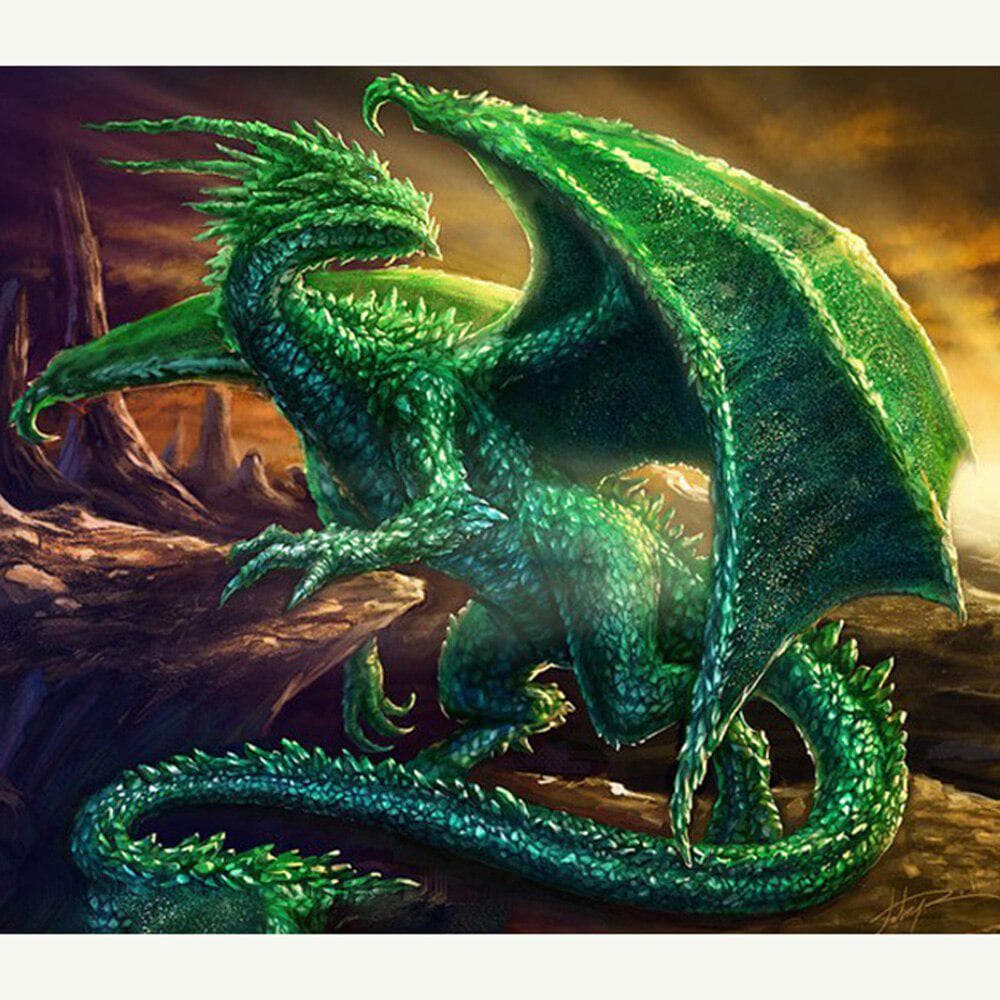 5d Diamond Pianting Dragon Diamond Embroidery Painting with Diamonds Mosaic Pictures of Rhinestone 20X30CM