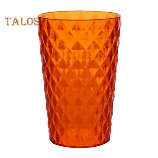 Drinking Glasses Multi-purpose Fine Workmanship Portable Good Unique Rhombus Textured Water Mug for Household