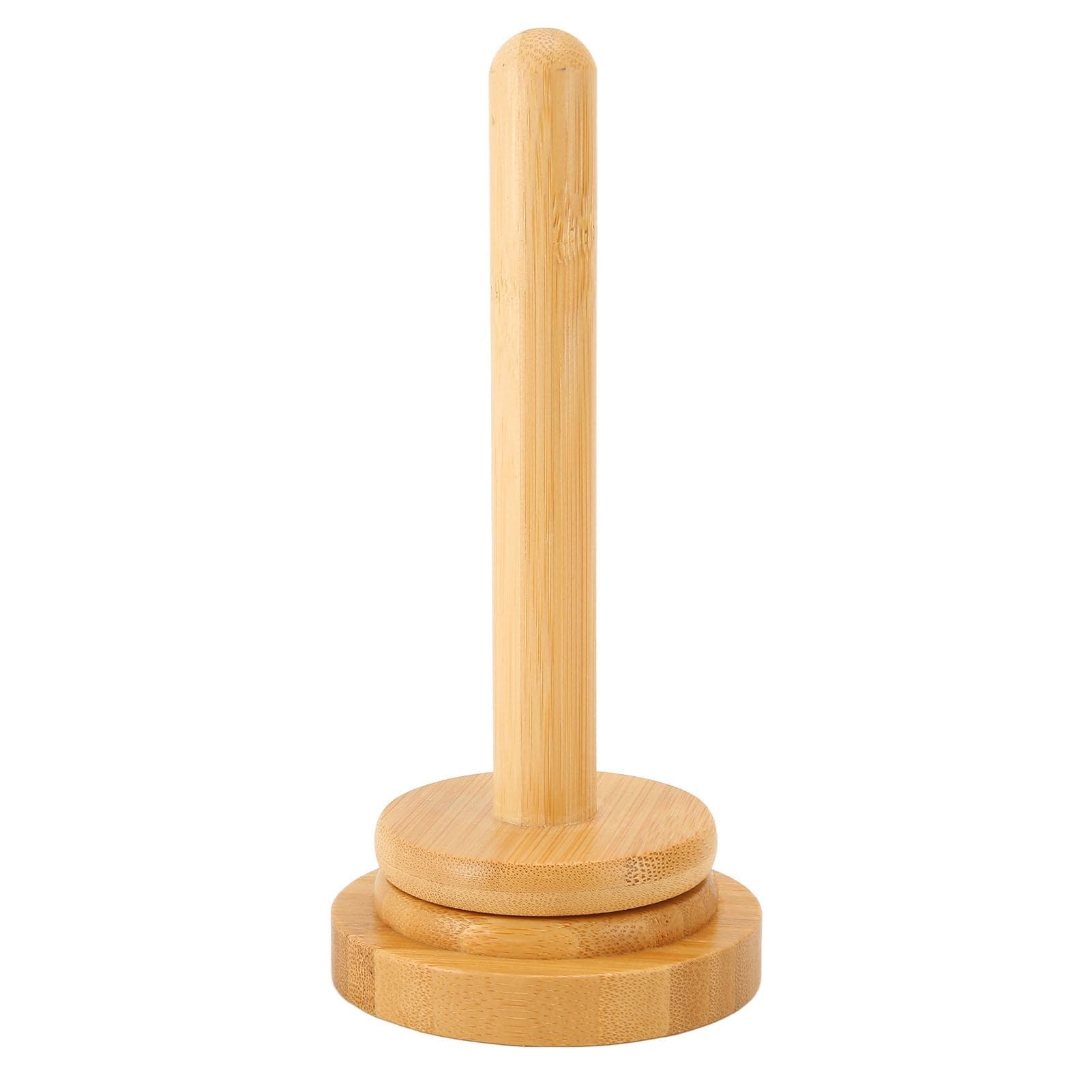 Wooden Yarn Holder Smoothing Sturdy Stable Base Easy Operation Detachable Yarn Spindle Holder for