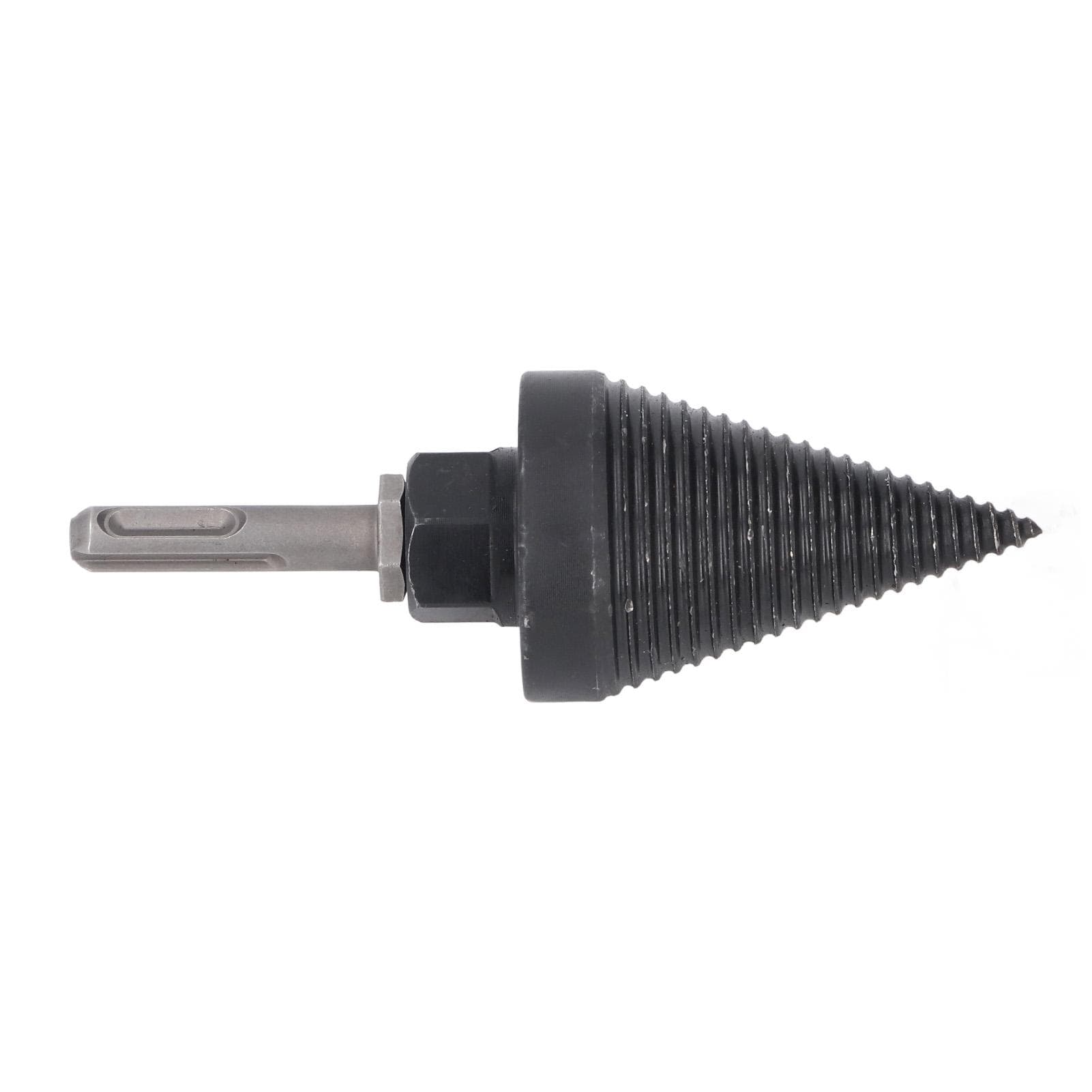 4Pcs Firewood Drill Bit Wood Splitter Detachable Electric Splitting Set 50mm for Electric Hammer