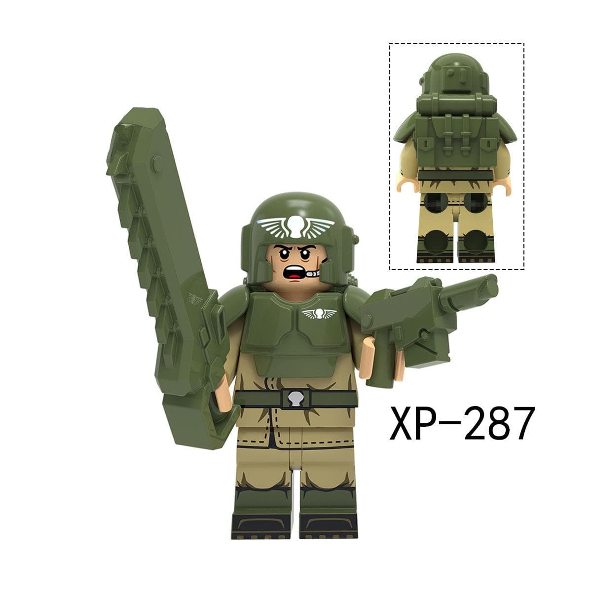KT1037 Imperial Guard Heavy Arms Communications Engineering Stormtroopers Assemble Toy Blocks