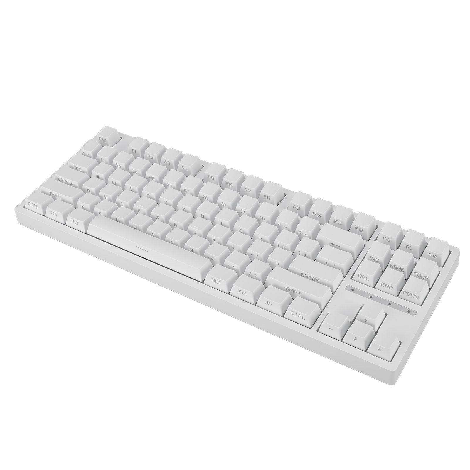87 Keys Mechanical Keyboard with RGB 80 Percent Brown Switch Keyboard Wireless 2.4G BT3.0 5.0 Wired