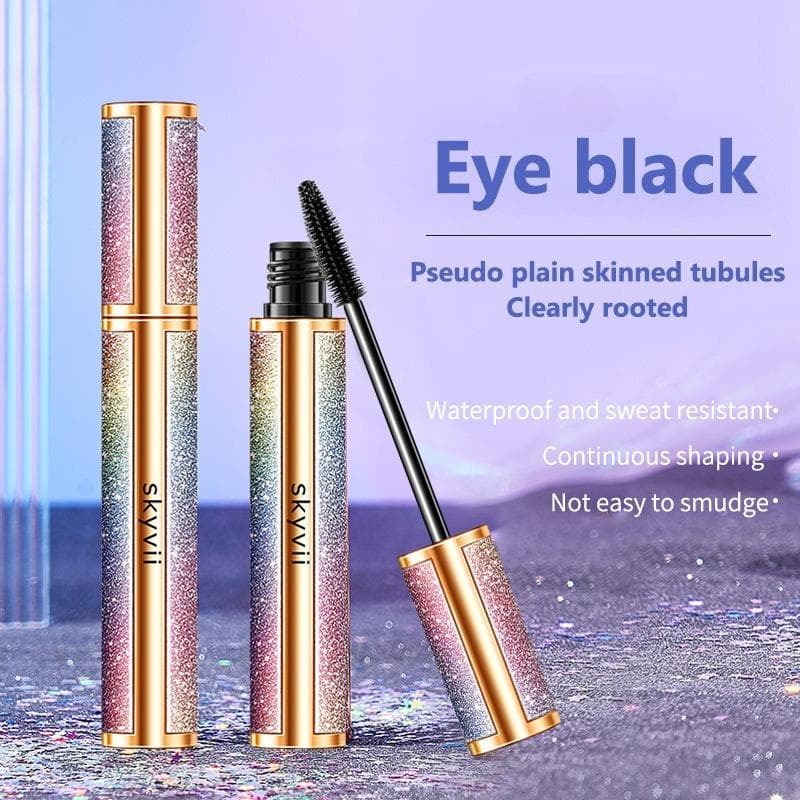 Lengthening Mascara Long-Lasting Formula Waterproof And Non-Fading Extreme Black Mascara Significantly Curling Mascara 1pc