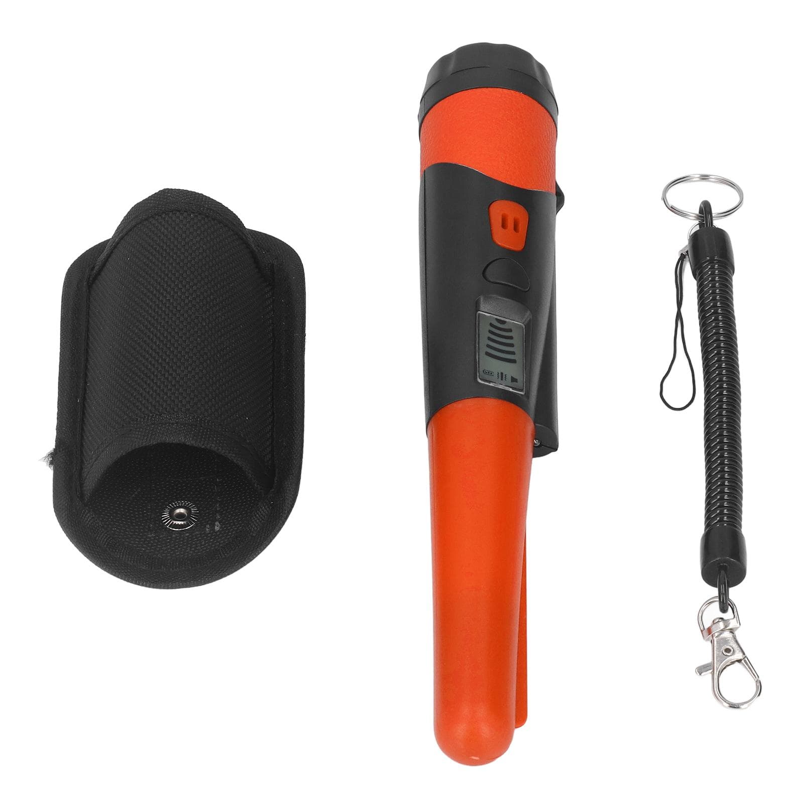 Metal Detector Professional High Sensitivity Portable Handheld Metal Detector with LCD Display orange