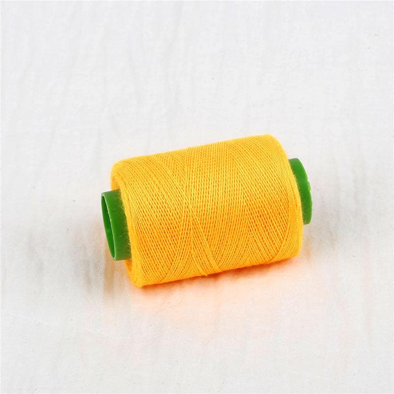 1pc High Tenacity Cotton Machine Embroidery Sewing Threads Hand Craft Patch Steering-wheel Supplies yellow
