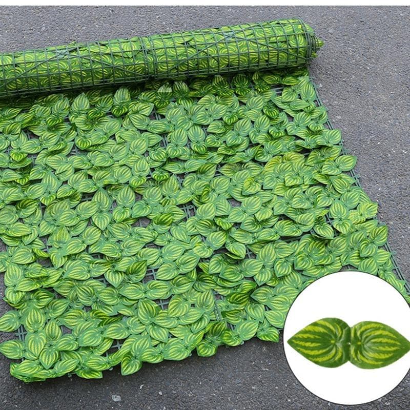 1Pc Artificial Leaf Fence Landscaping Fence Privacy Fence Artificial Plants Wall Outdoor Garden Backyard Balcony Fence L