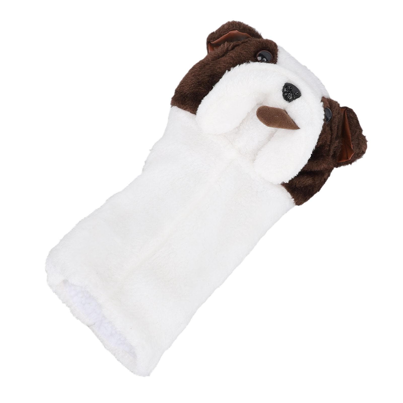 Club Head Cover Adorable Cartoon Dog Washable Plush Cloth Thickened Liner Shock Proof Club