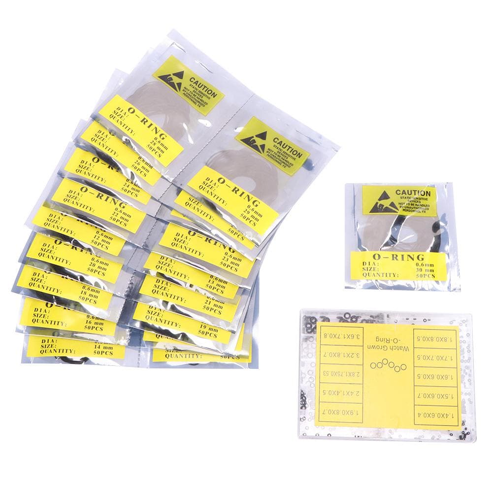 Watch Crown Watch Head Waterproof Ring O‑Ring Waterproof Seals Watch Repair Tools