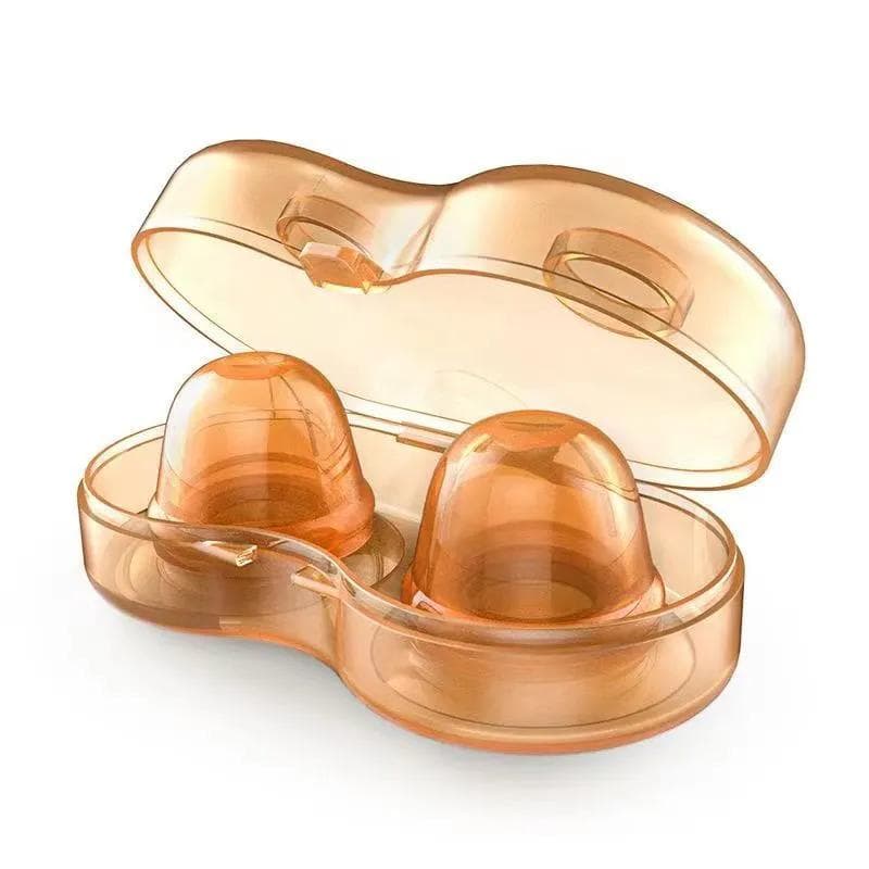 Nipple Inversion Corrector Maternity Nursing Suction and Extraction Nipple Inversion Device  Silicone Nipple Corrector beige