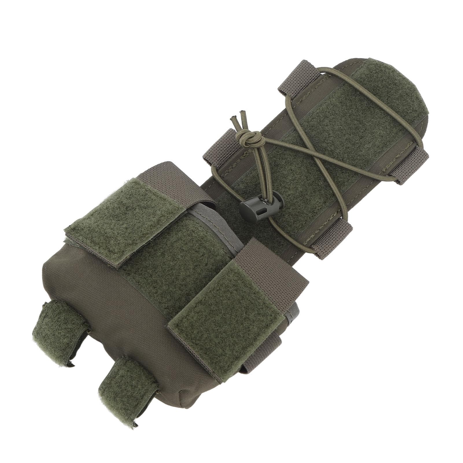 Helmet Battery Night Vision Storage Organizing Pouch Accessory Hoop and Loop Stretch Cord Storage