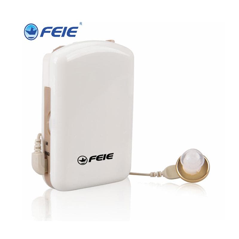 Germany Pockettio Pocket Hearing Aid Digital High Power Ear Aids for Severe to Profound Loss sound amplifiers S-7A white