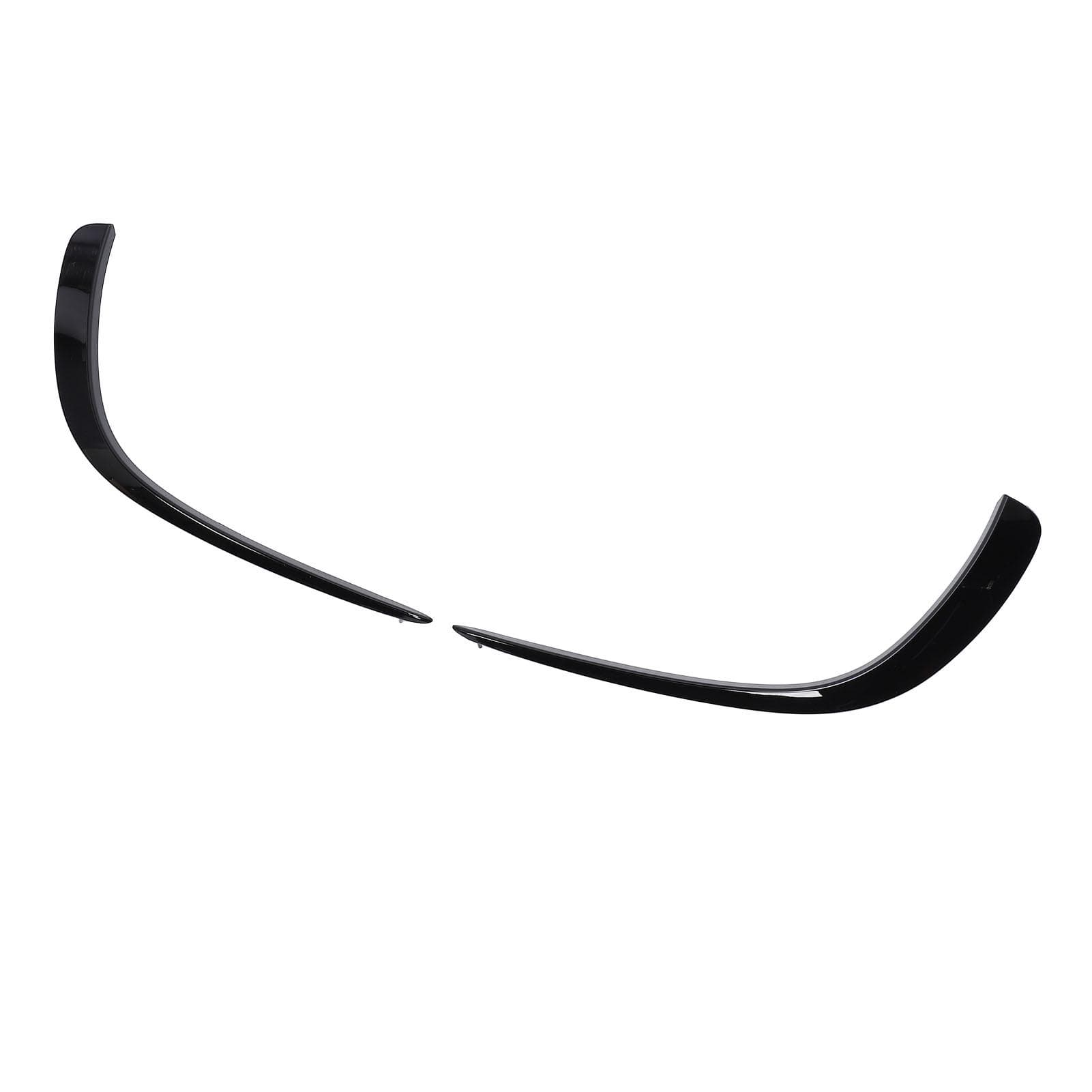 Front Bumper Fog Grille Upper Trim Moulding Canard Wing For AMG CLA 35 C118 PreFacelift 20202023