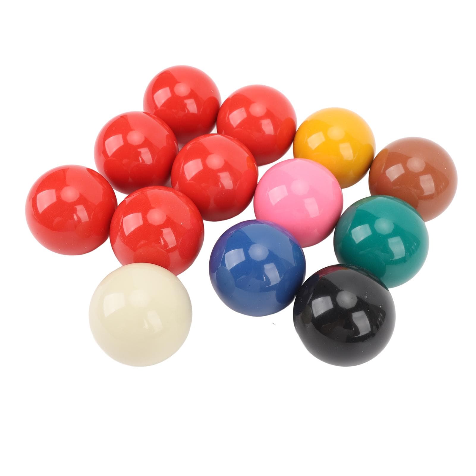 13pcs Snooker Balls Professional Standard 2.1in Diameter Replacement Resin Billiard Balls Set for