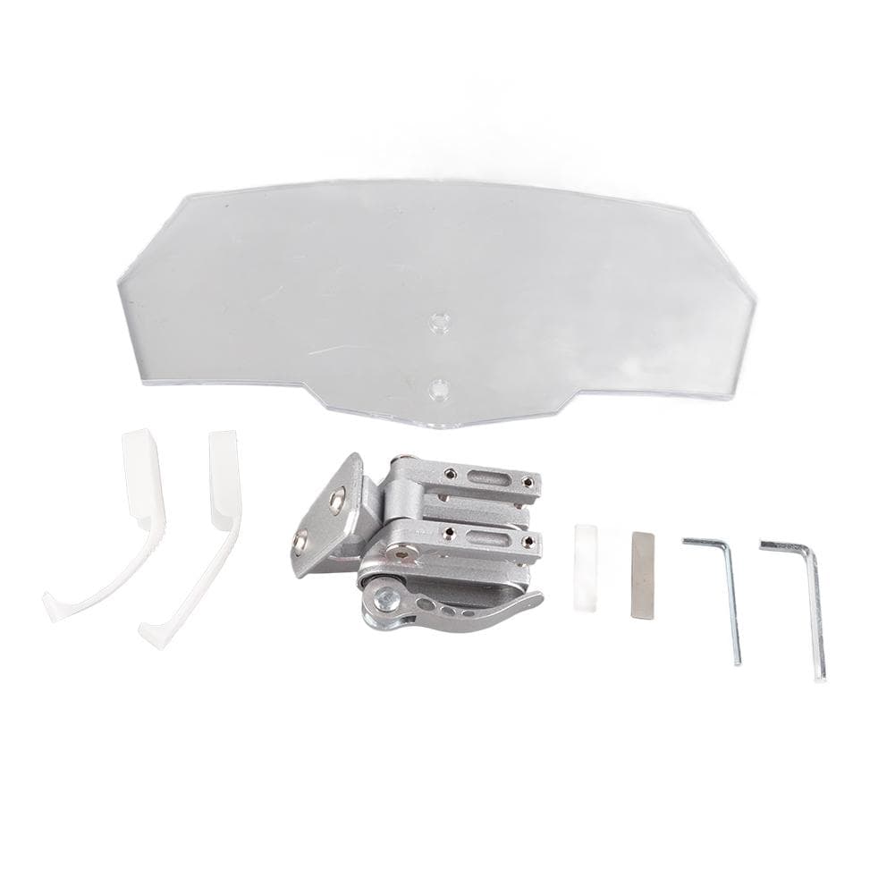 Motorcycle Windshield Clear Transparent Color Smooth Edges Wind Deflector Universal for Motorbike
