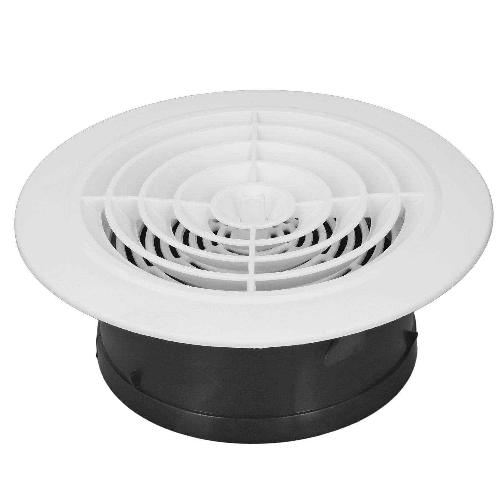 Rotatable Round Vent Cover Replacement Adjustable Air Exhaust Cover for Bathroom Kitchen 6in