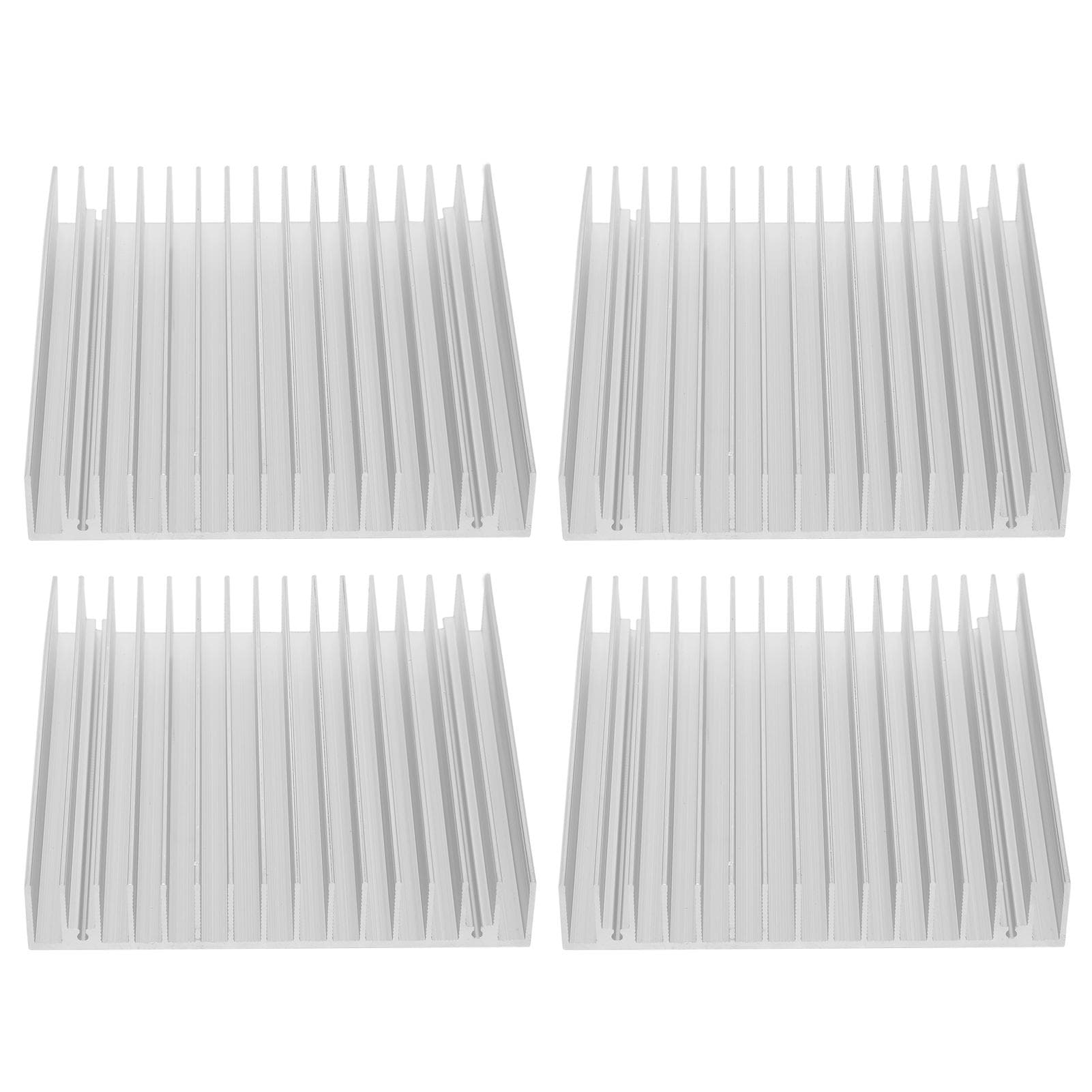 4Pcs Heat Sink for Router Aluminum Cooling Heat Dissipation Parts Q100 x 18 x 100