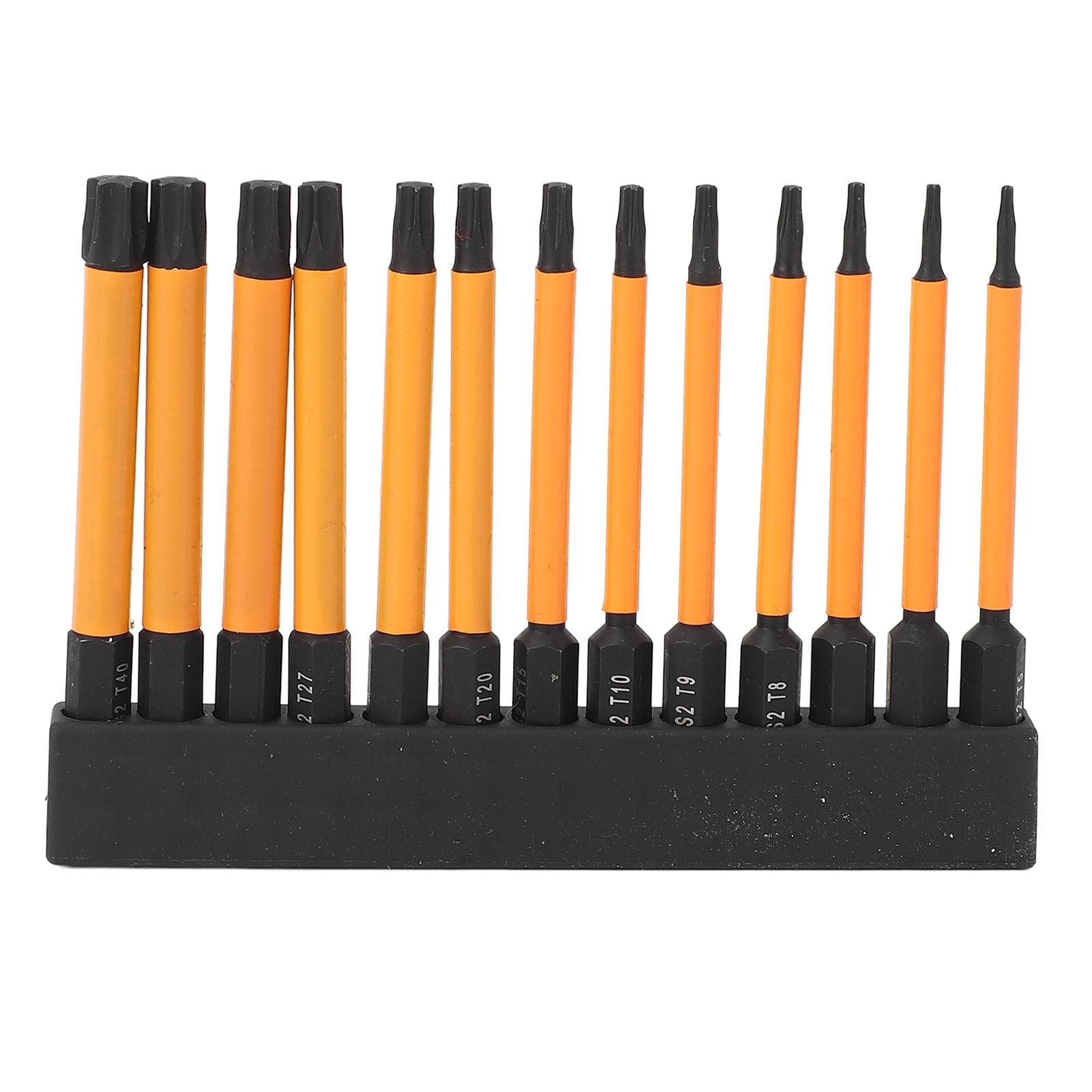 13PCS 75mm Star Bits S2 Alloy Steel 14 Inch Hex Shank Screwdriver Bit Set T5 T6 T7 T8 T9 T10 T15