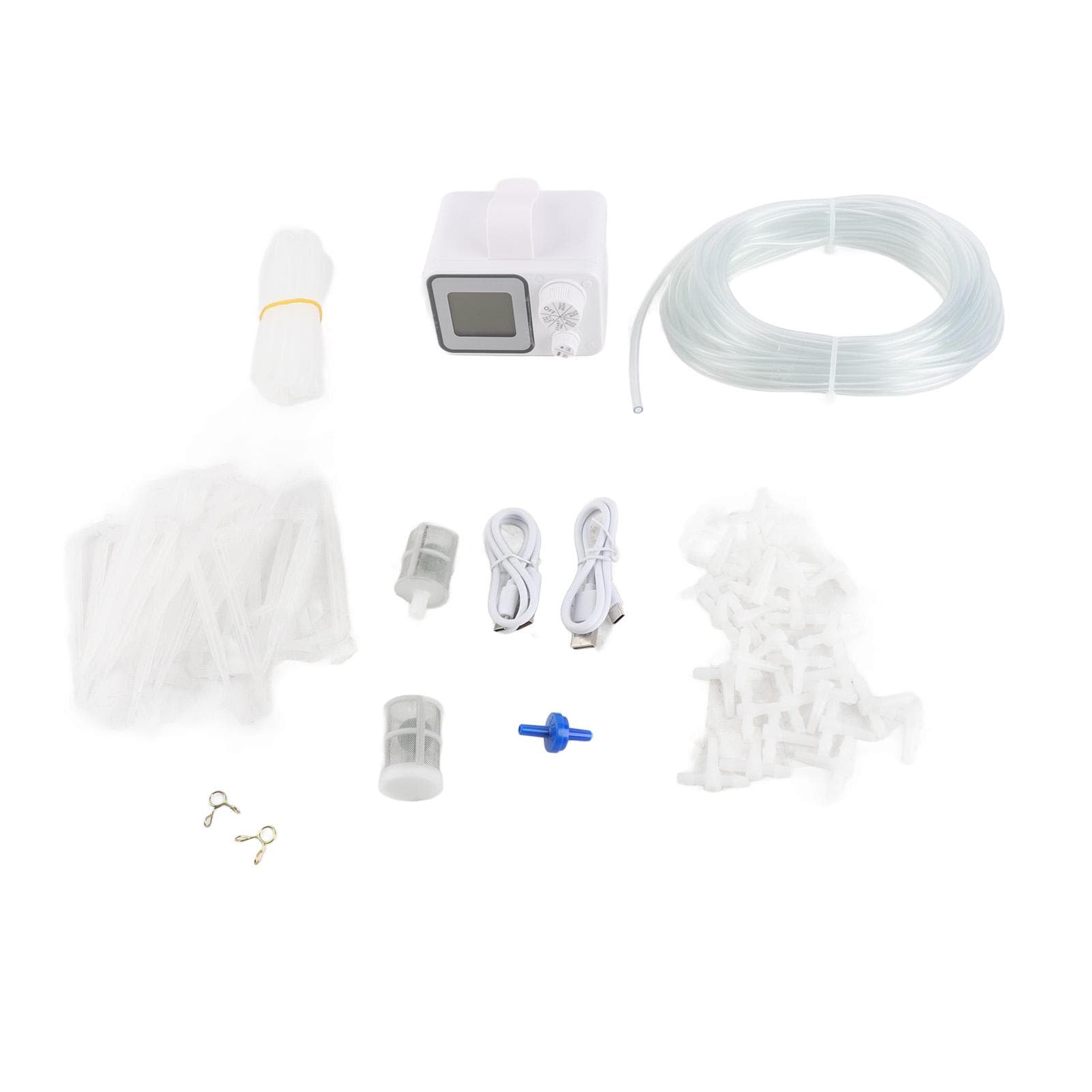 Automatic Watering System LCD Display Timer Plant Waterer Irrigation Kit for Garden Balcony Office