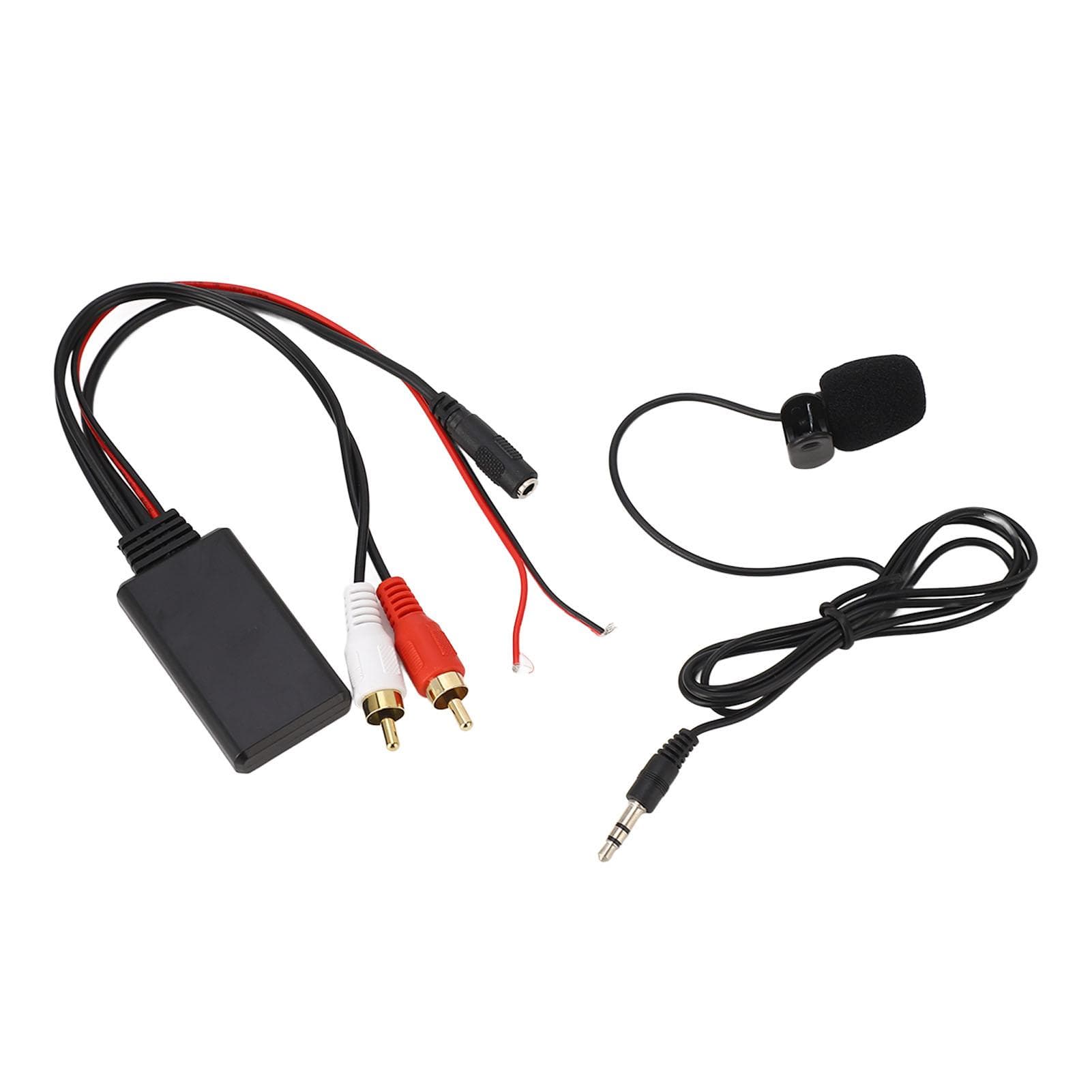 Bluetooth AUX Module 2 RCA Cable Adapter with Hands?Free Microphone for for Alpine for Pioneer