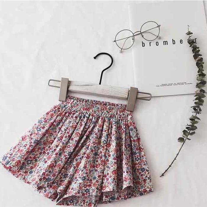 Summer Girls Skirts Children Clothes Girl Dance Party Tutu Skirt Baby Princess Clothing Floral Polka Dot Daisy Skirt for Kids 130