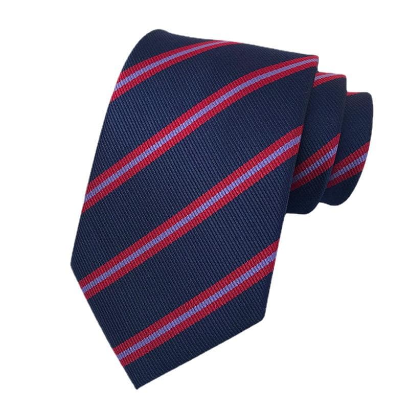 Striped Tie Men's Business Necktie for Work