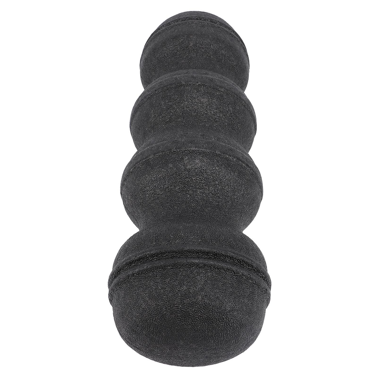 Foam Roller Black High Hardness EPP Yoga Exercise Foam Roller for Back Waist Hip Men Women 75