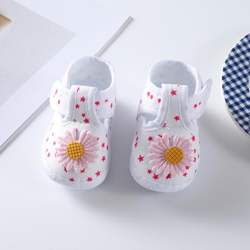 Summer Baby Girls' Canvas Shoes First Walkers Sweet Princess Shoes 11