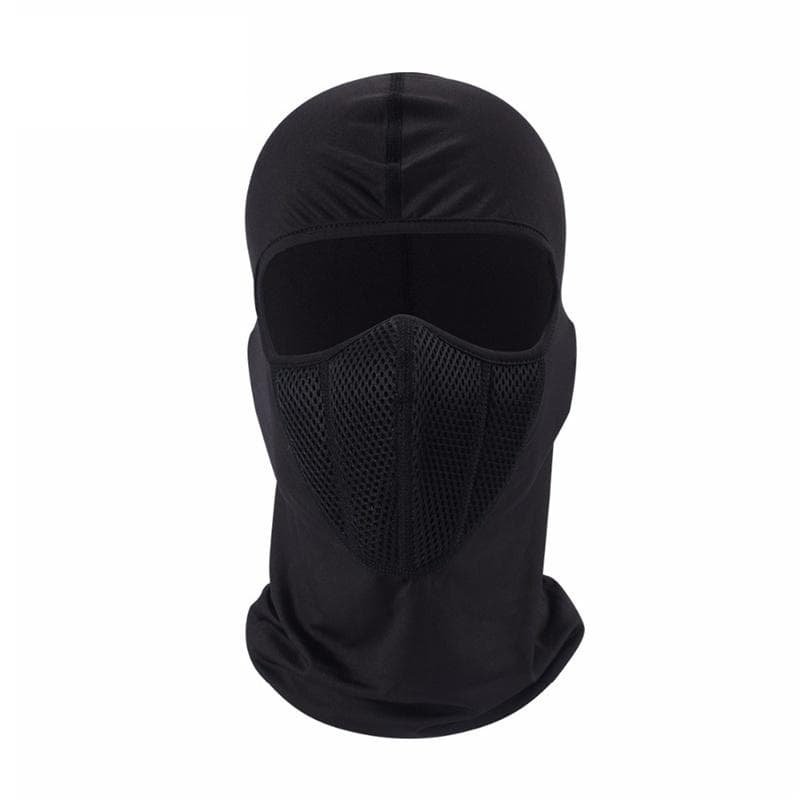 Outdoor Windproof Ski Motorcycle Cycling Balaclava Full Face Cover Scarf Hat black