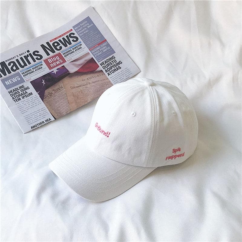 Fashion Letter Embroidery Baseball Cap Unisex Candy Color Soft Top Adjustable Sports Sun Hat Women Men Casual Hip Hop Dad Caps 56-60cm Adjustable white