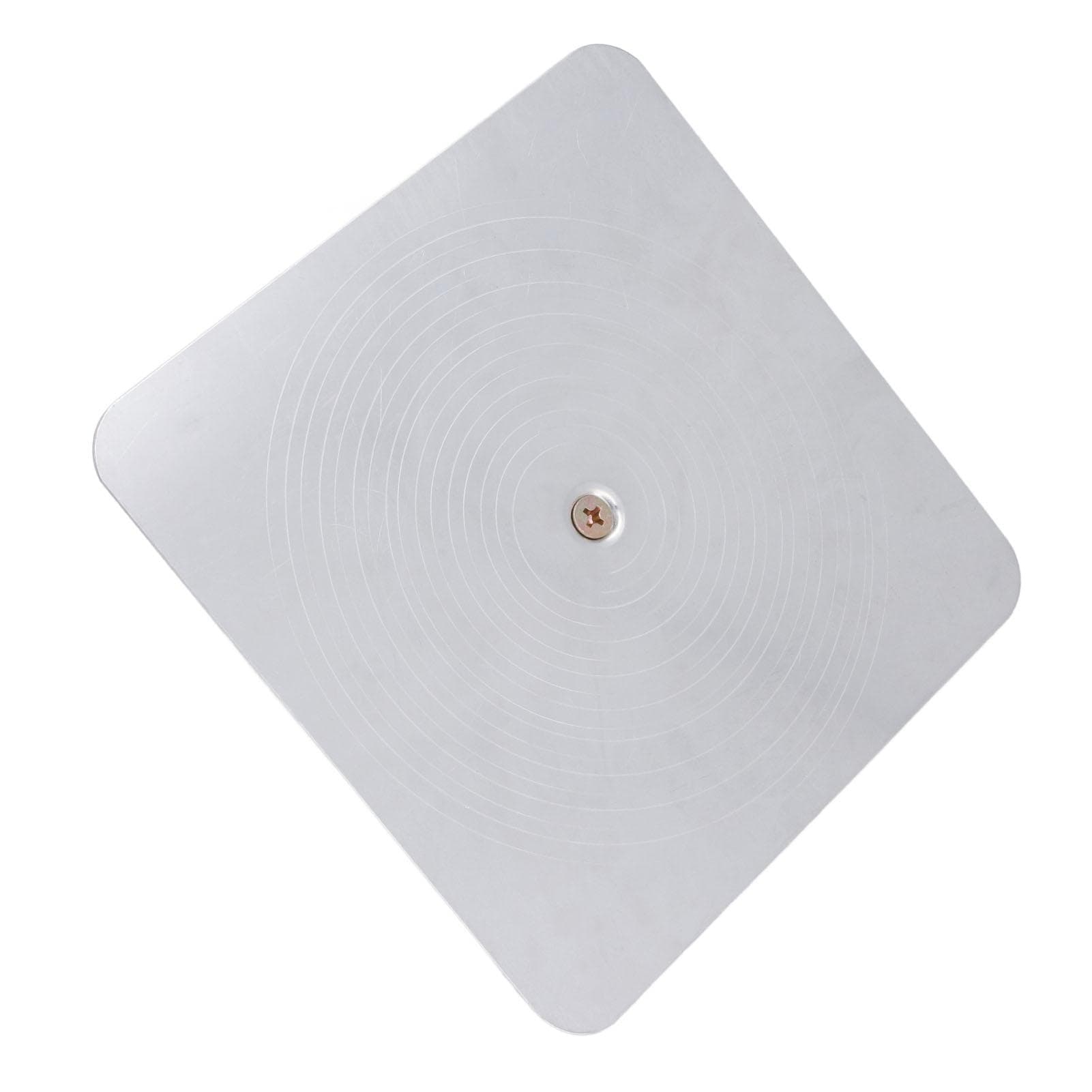 30 X 30cm Aluminium Plastering Hawk with Soft Grip Handle for Cement Mortar Application