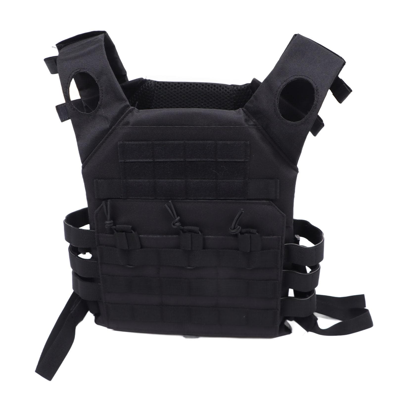 Black Outdoor Sports Weighted Vest Multi Functional Outdoor Training Weighted Vest