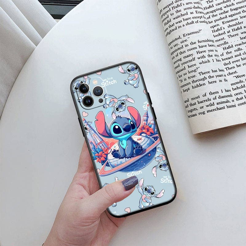 II20 Stitch Phone Case for iPhone 6 6s 7 8 11 12 13 14 15 XS Pro Max XR X SE Samsung S20 S21 S22 S23 S24 FE Ultra Plus Lite S21S A55 iPhone 12 lava
