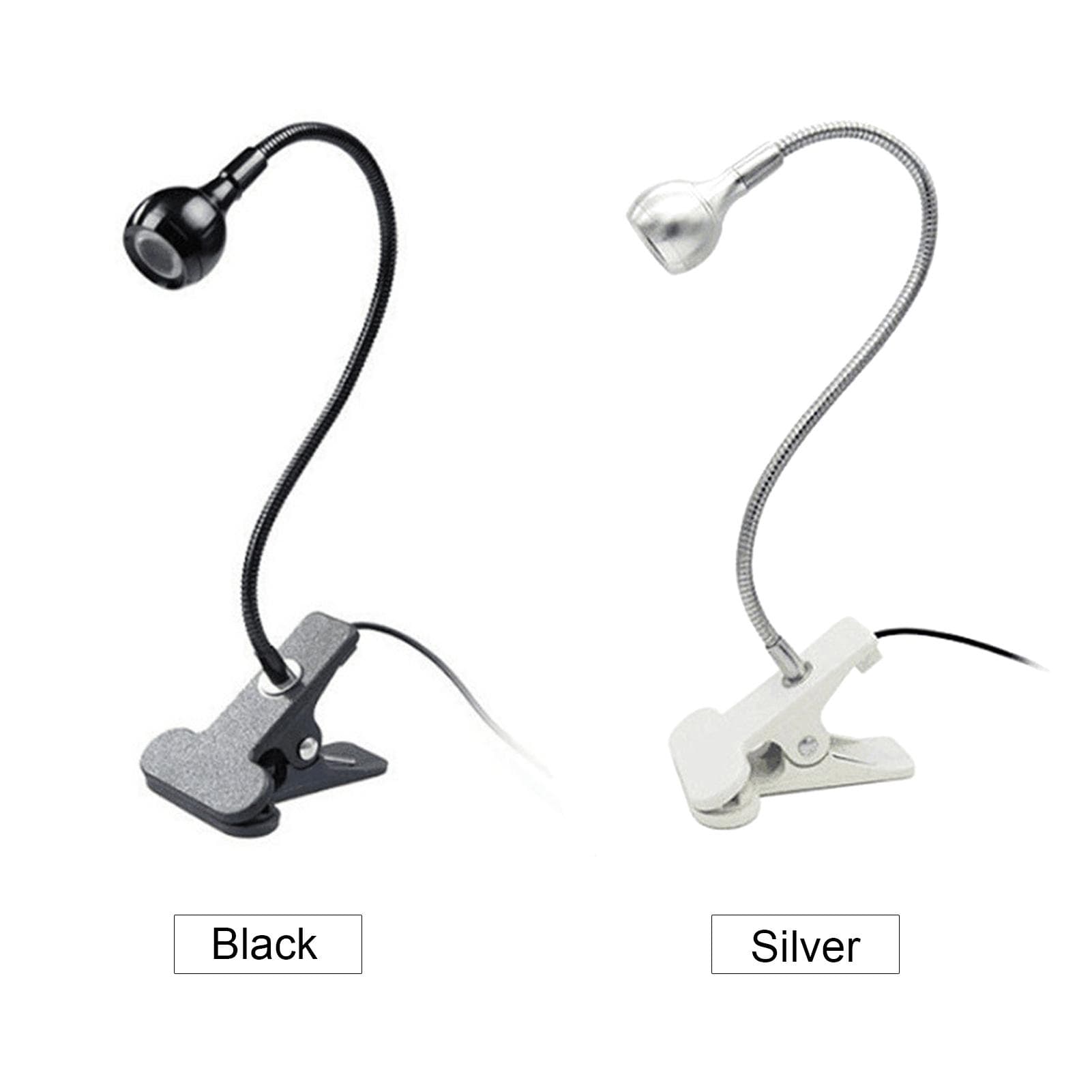 3W 395NM Nail Glue Curing Lamp Portable LEDs Desk Light Flexible Goose Neck Ultraviolet Lamp with black