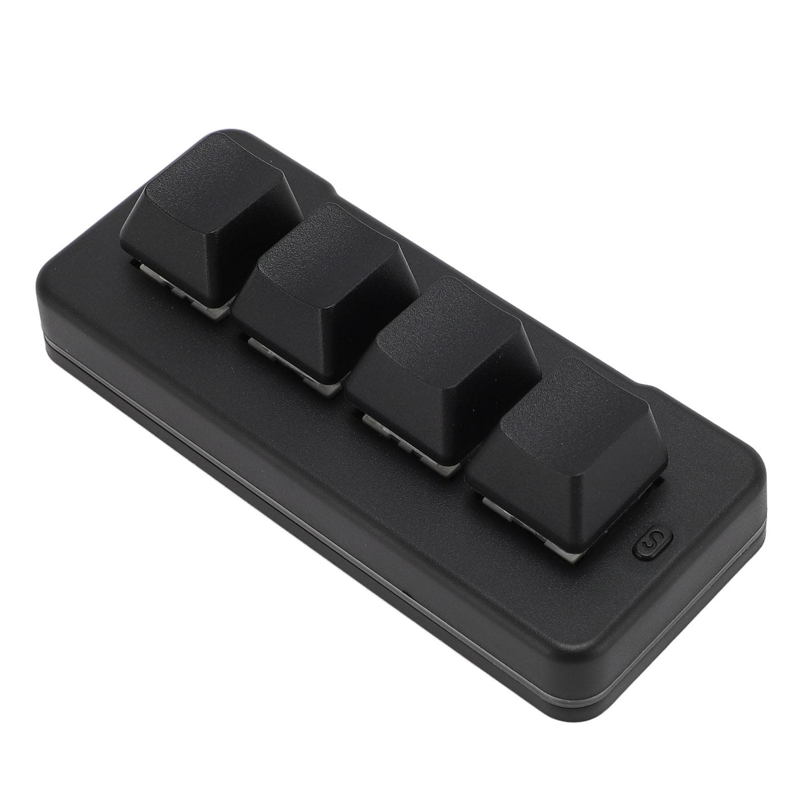 Small Keypad Wireless 2.4G Bluetooth Wired USB 3 Modes Programmable RGB Blue Switch 4 Key Macro