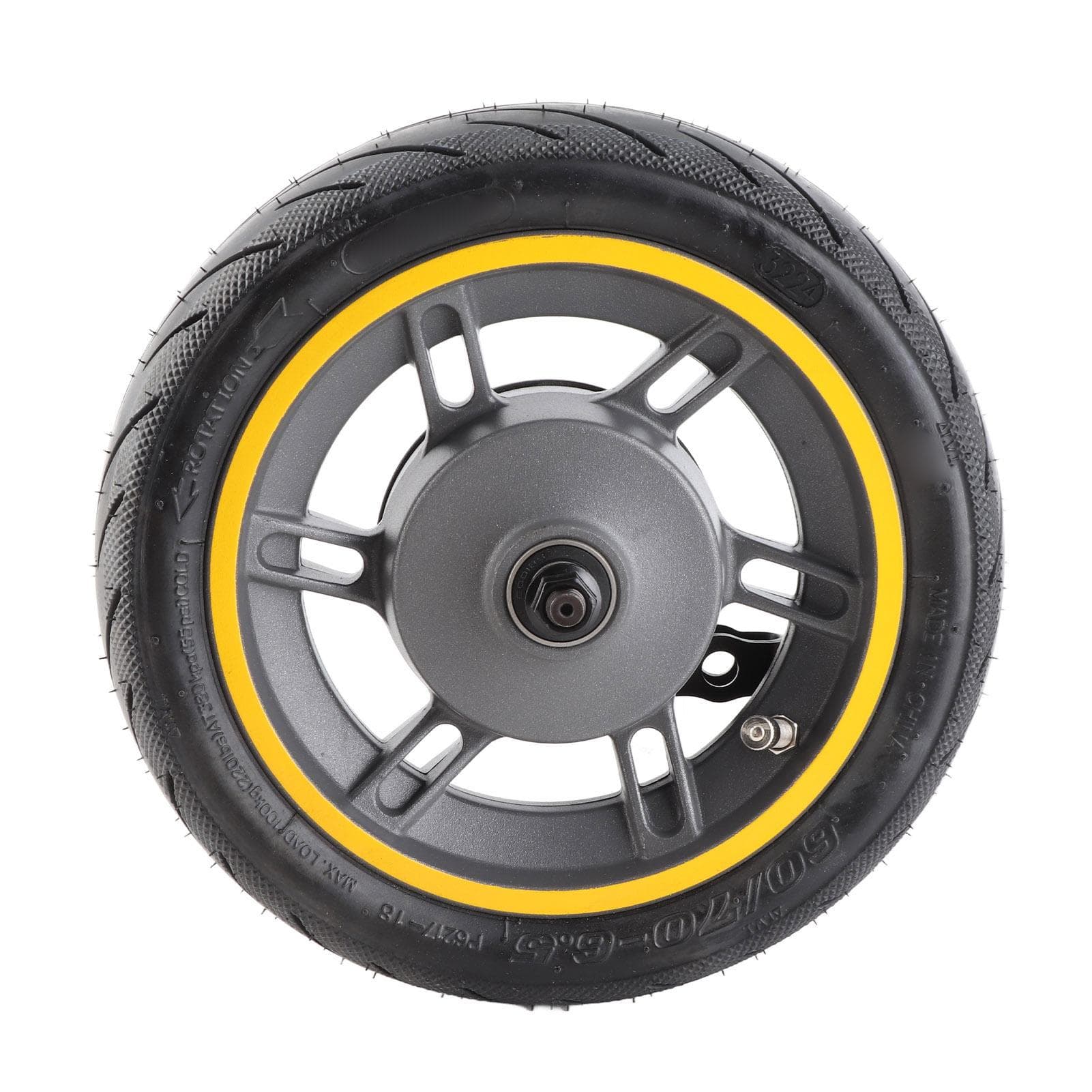 10 Inch 60/70?6.5 Scooter Front Wheel with Tire Replacement for 9 G30 Electric Scooter white