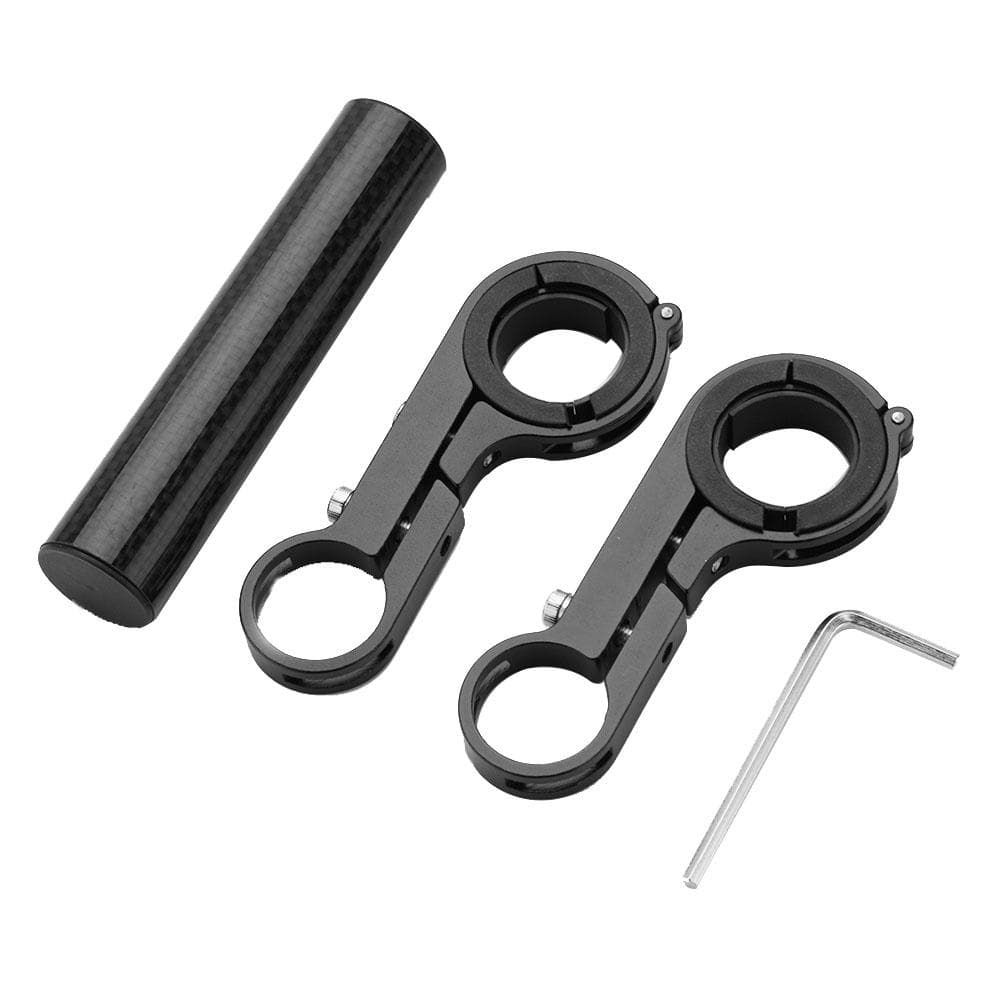10cm Durable Double Bicycle Handlebar Extender Mount Holder For Bike Light