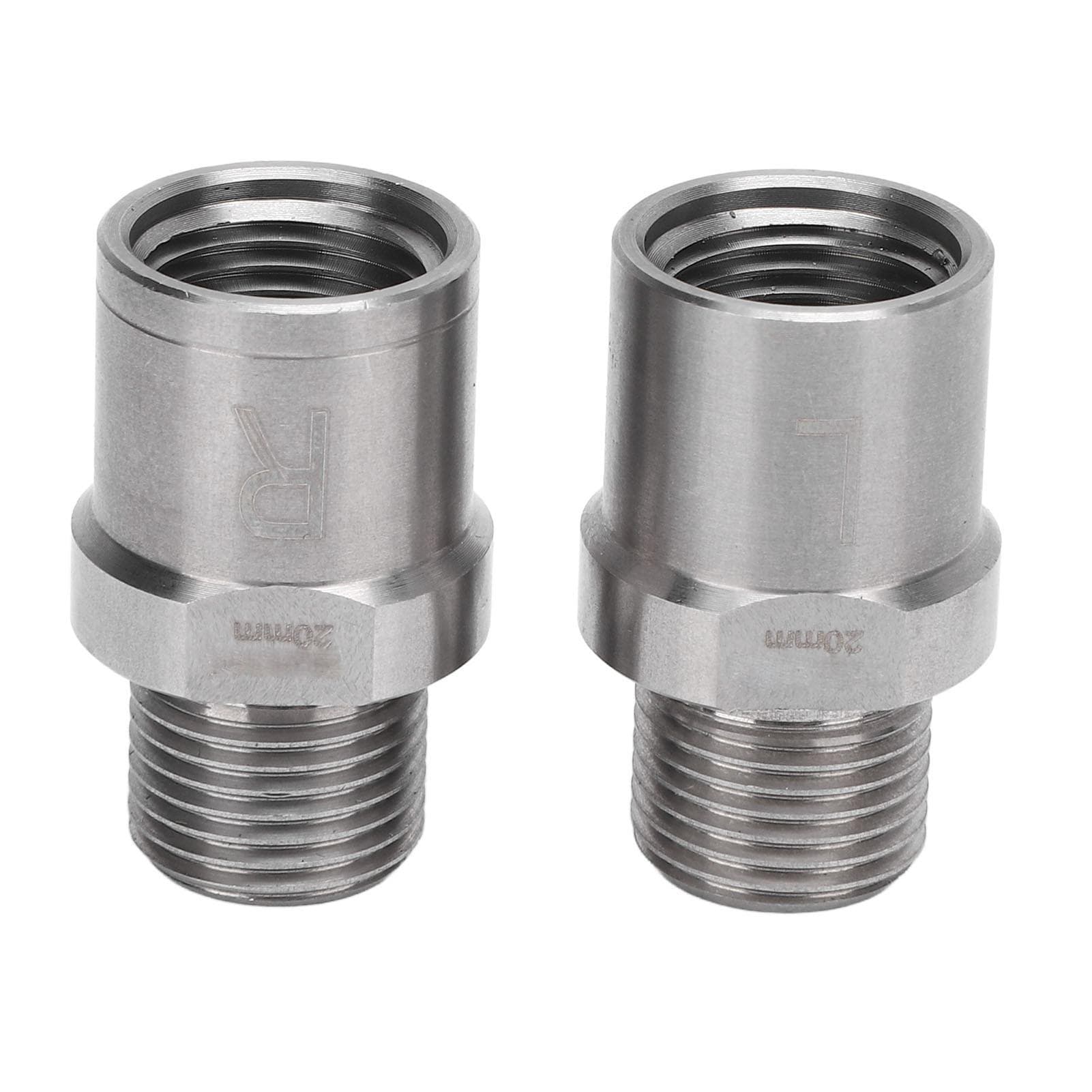 Bike Pedal Extender Stainless Steel Extend By 20mm Bicycle Extended Pedal Spacer for Mountain Road