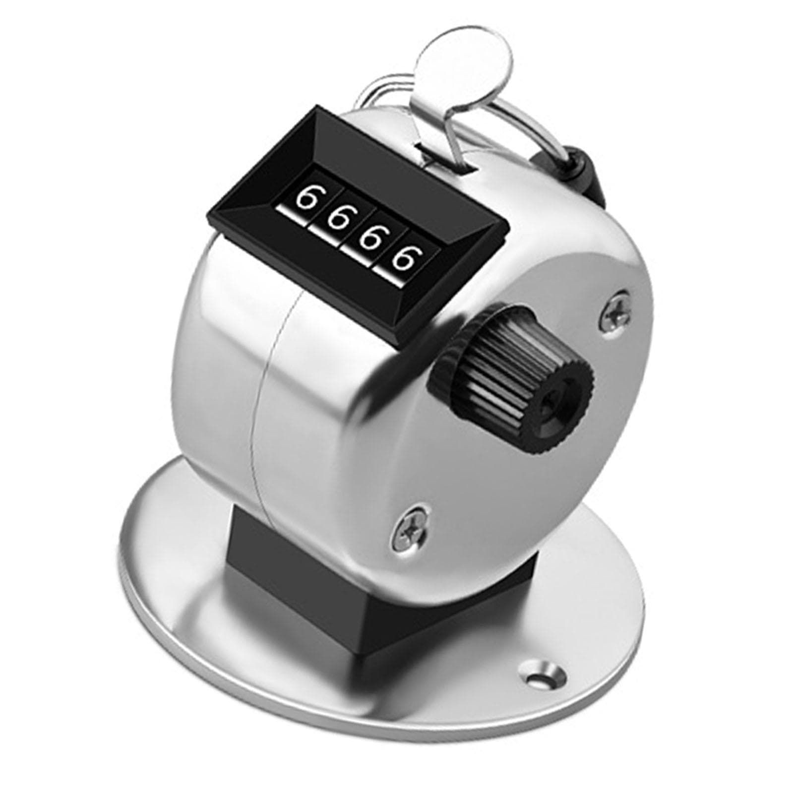Hand Tally Counter Calculation Range 0000?9999 4 Digit Mechanical Manual Hand Counter Clicker