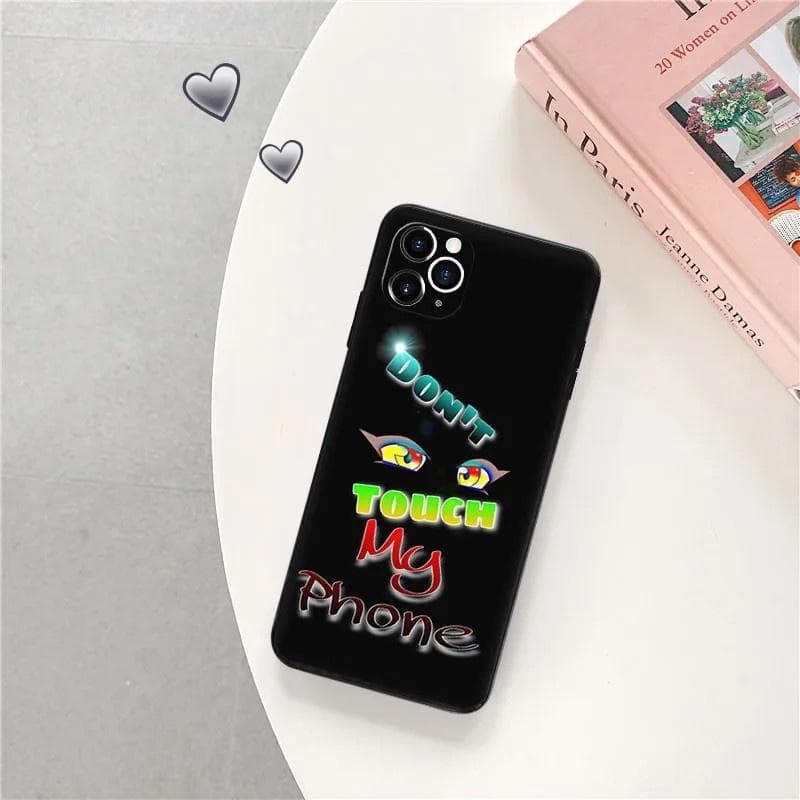 Applicable To Apple IPhone13 Pro Mobile Phone Case Cartoon Personality Smiley Face 16promax Straight Edge 15/14/12 iPhone 16 pro