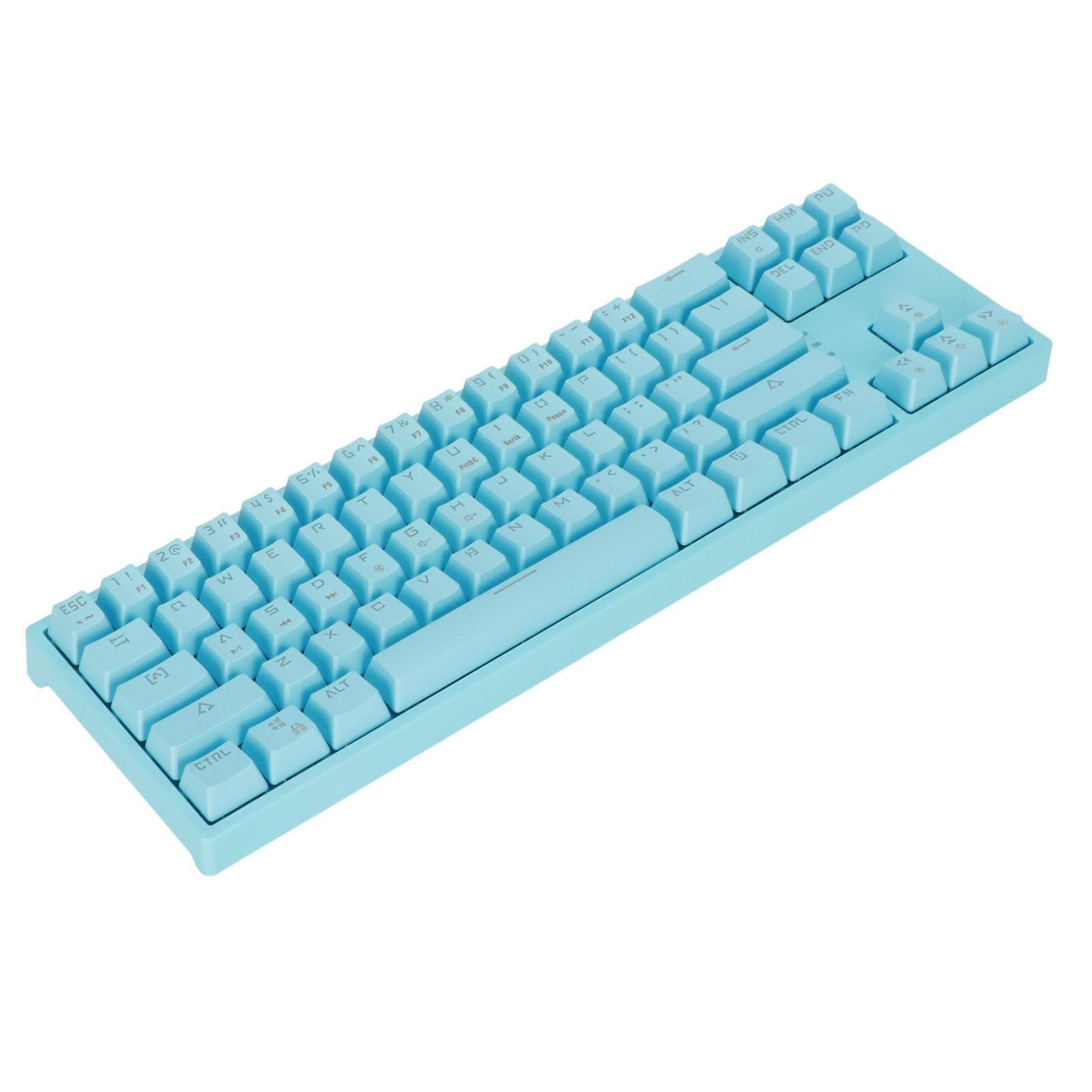 Mechanical Keyboard 71 Keys Blue Switch RGB Backlight Side Light Strip Type C Gaming Keyboard for blue
