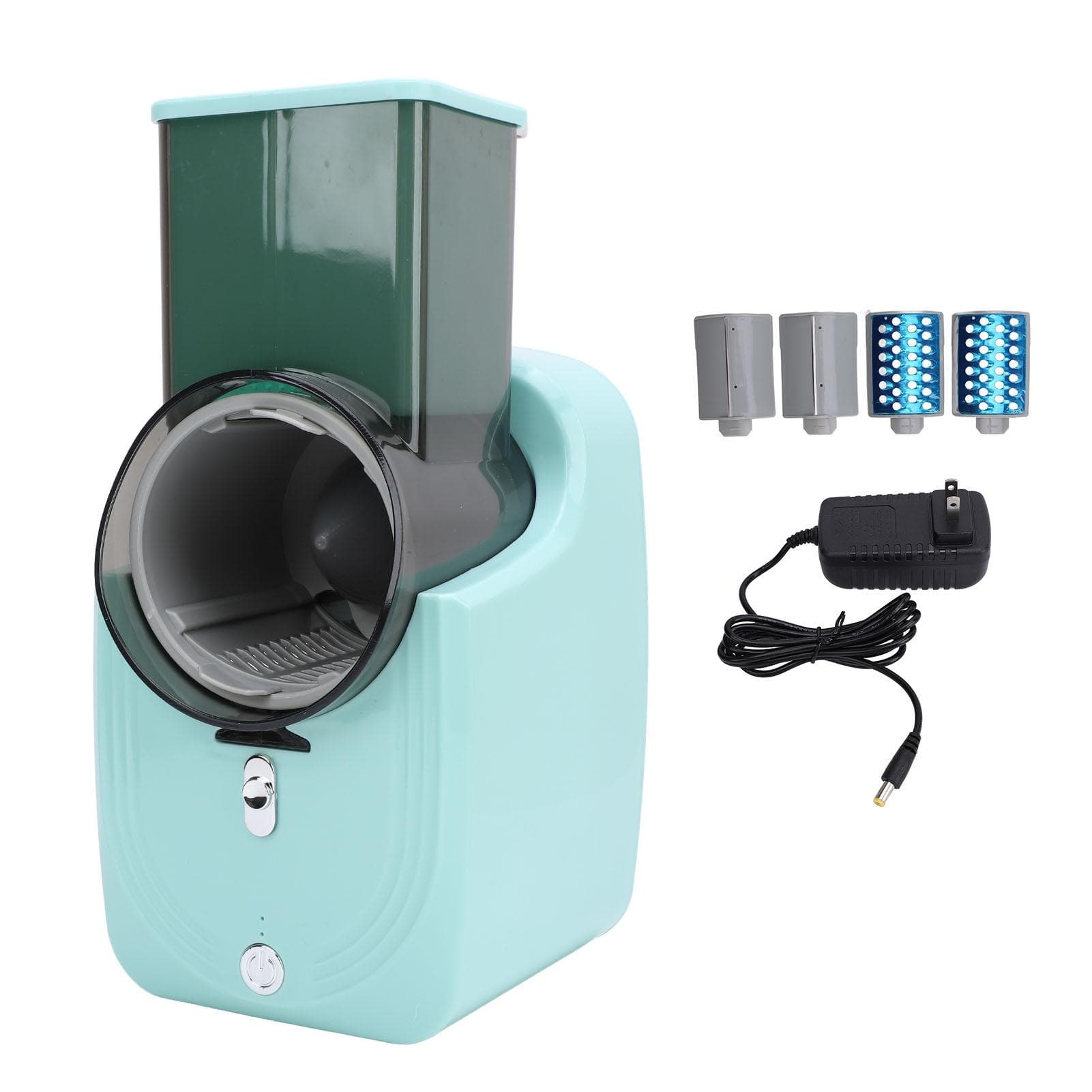 Electric Cheese Grater Vegetable Fruit Shredder Electric Salad Machine for Vegetables Carrot Home green