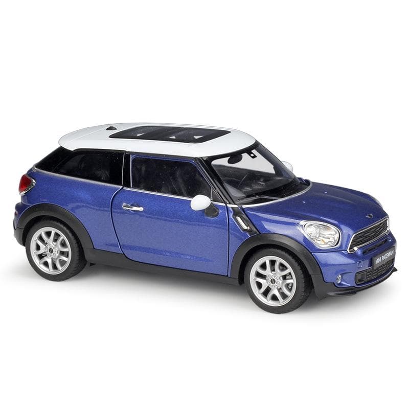 1/24 Scale Welly MINI Copper S Paceman Alloy Car Model Diecasts Metal Toy Vehicles Car Model High Simulation Collection Childrens Gifts 1/24-17.3x7.4x6.4cm blue