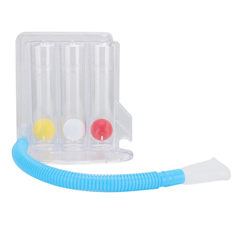 Deep Breathing Lung Exerciser Incentive Spirometer Breath Measurement SystemType A 3 Ball Single white