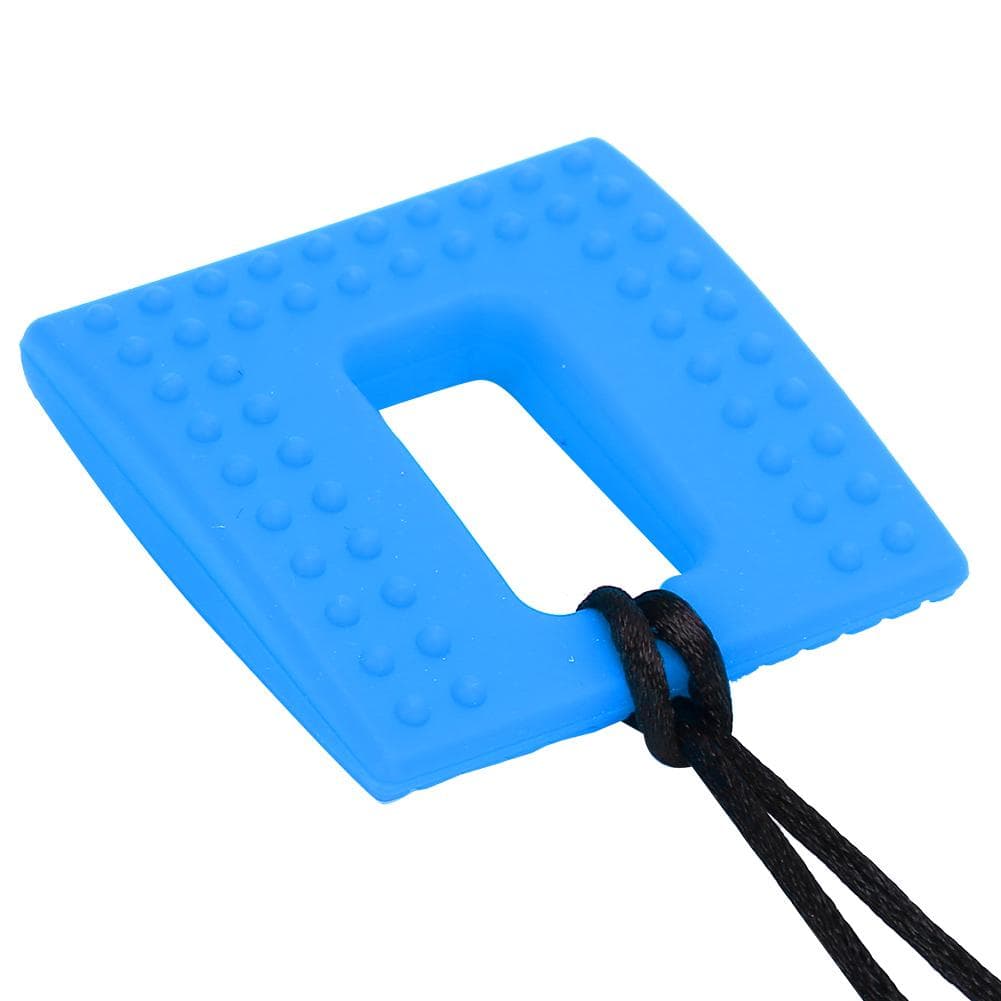 Baby Teether Infant Silicone Sensory Chewing Teething Toys Relief Teether for NewbornBlue