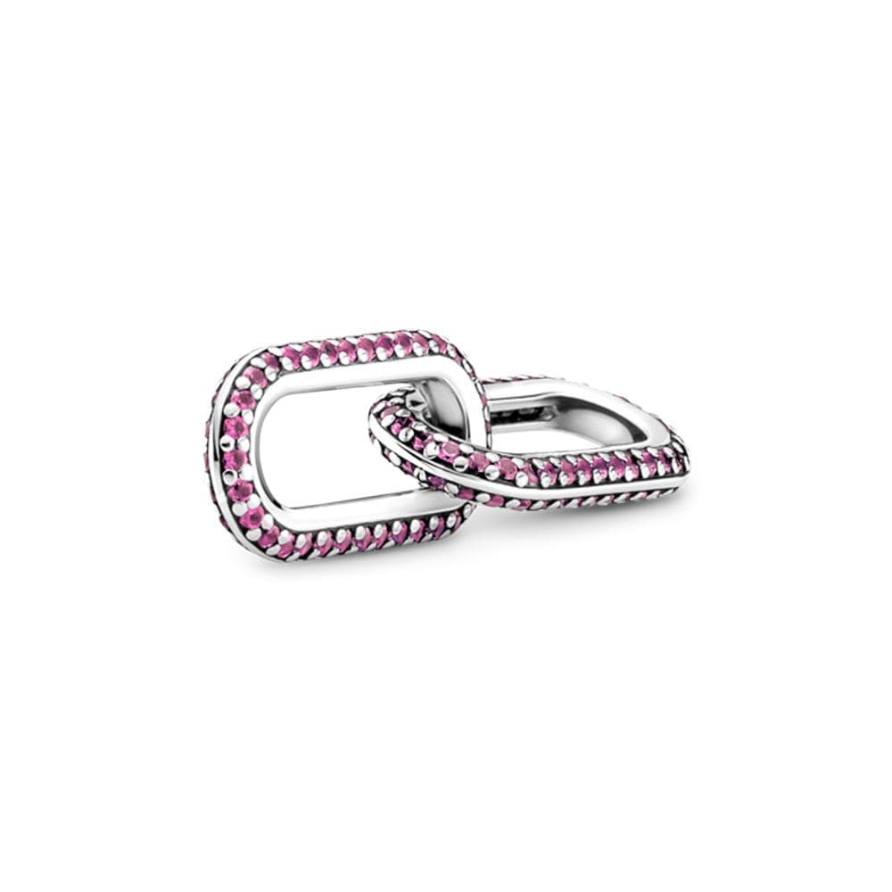 2023 Sterling Silver S925 charm ME Heart Charm Loved Hoops Earring pendant Fit original  Bracelet Me women jewelry gift