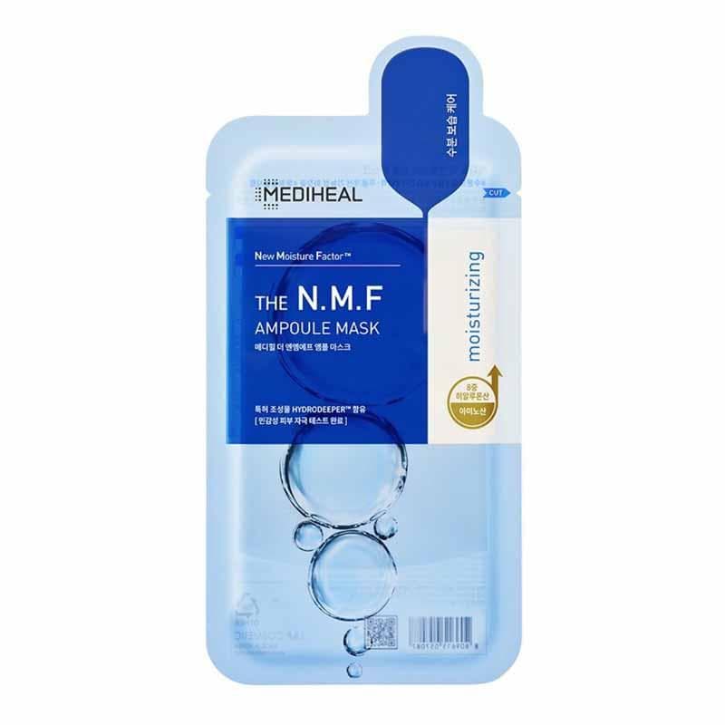MEDIHEAL-Ampoule & Esssential Mask Collection 9types 5ea,Skin soothing and moisturizing care that balances the skin (New) The N.M.F Ampoule*5