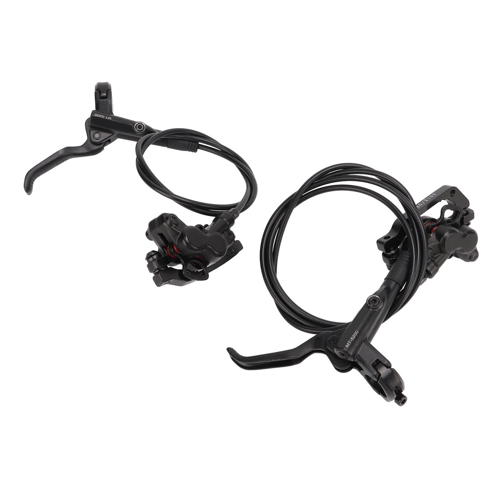 Mountain Bike Hydraulic Disc Brakes 4 Piston Caliper Front 785mm Rear 1490mm Bicycle Disc Brakes