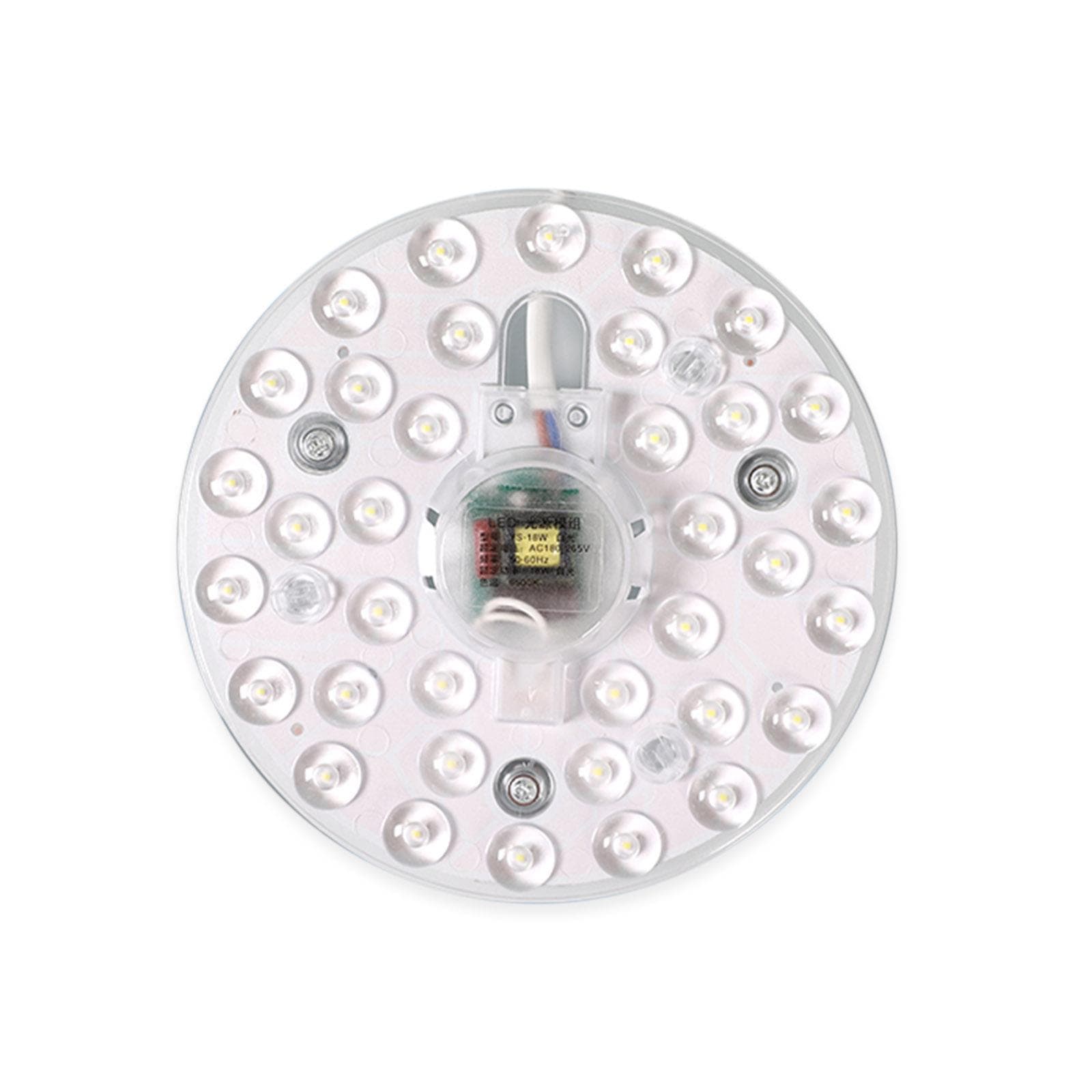 LED Light Source Module Retrofit Light Kit for Ceiling Light Module Bulb Replacement White Light AC180-265V 18W white