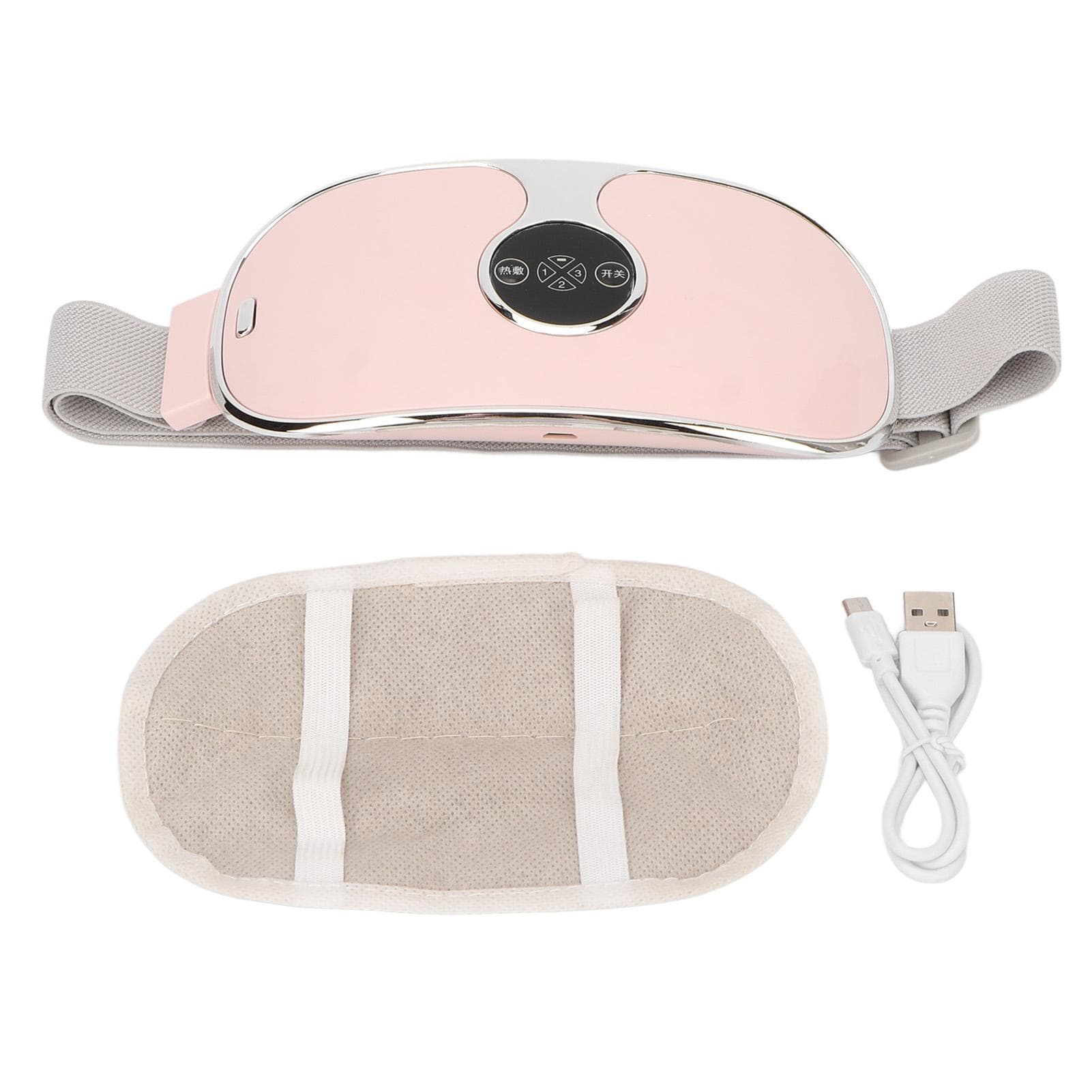 Women Menstrual Heating Belt 3 Vibration Gears Temperature Adjust Electric Waist Massage Belt with